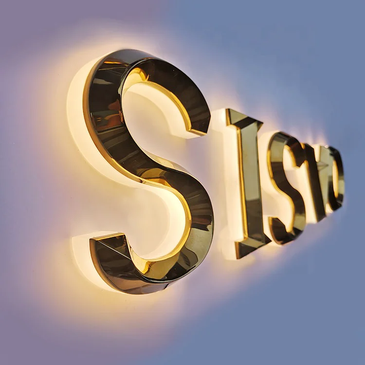 3D Backlit Letters