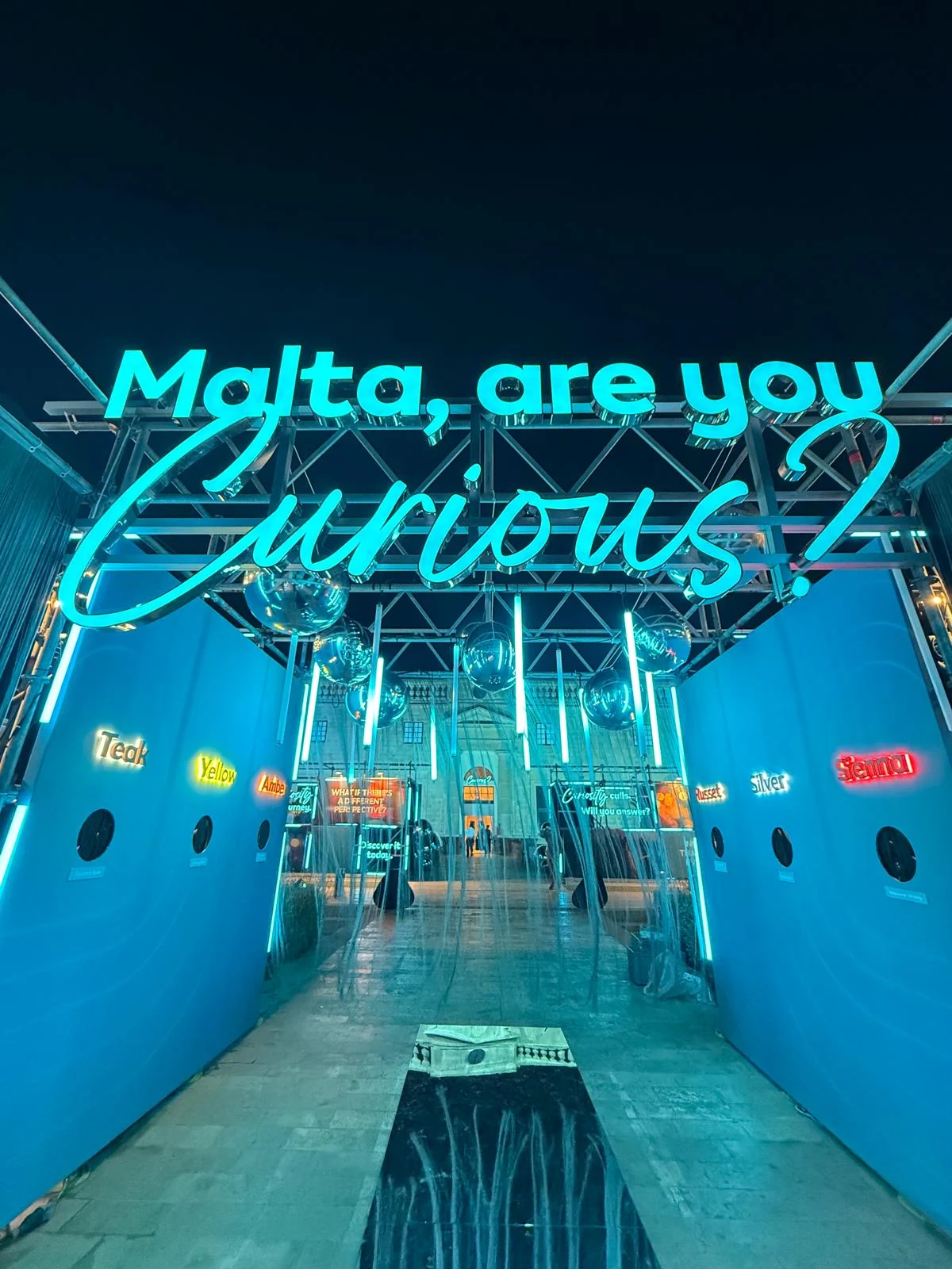 Illuminated entrance · Malta